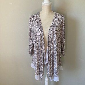 Lane Bryant Plus Size Multicolored Open Cardigan - Size 18/20